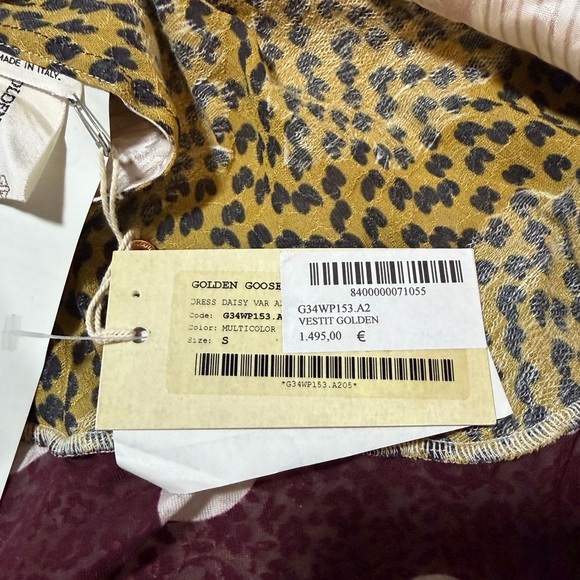 NWT Golden Goose Deluxe Daisy Patchwork Dress - Size Small - Picture 8 of 10